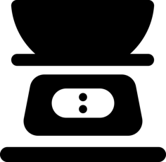 Kitchen Scale Engraving Svg Design, Free Vectors File